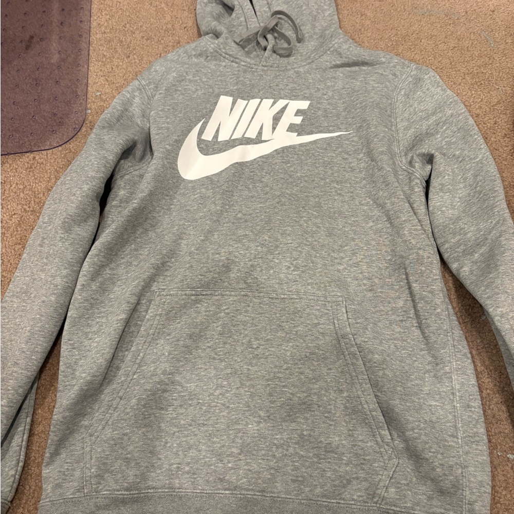 Nike Heather Gray Pullover Hoodie